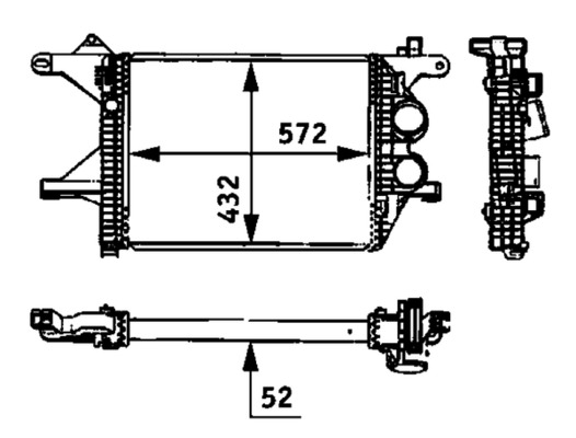 Mahle Original Interkoeler CI 94 000P