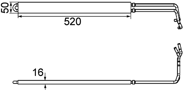 Mahle Original Oliekoeler CLC 103 000P