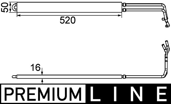 Mahle Original Oliekoeler CLC 103 000P