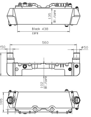 Oliekoeler retarder Mahle Original CLC 149 000P