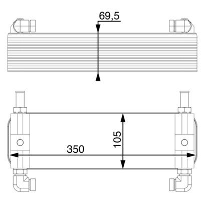 Mahle Original Oliekoeler motorolie CLC 15 000P