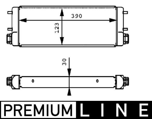 Mahle Original Oliekoeler motorolie CLC 169 001P