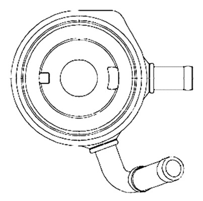 Oliekoeler motorolie Mahle Original CLC 195 000S