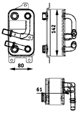 Mahle Original Oliekoeler motorolie CLC 43 000P