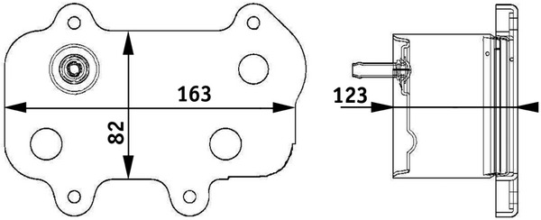 Mahle Original Oliekoeler motorolie CLC 61 000P