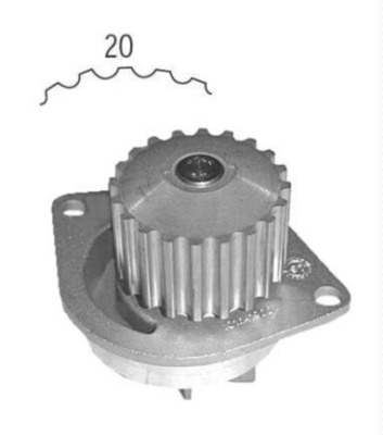 Waterpomp Mahle Original CP 78 000S