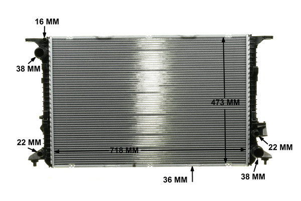 Mahle Original Radiateur CR 1022 000P