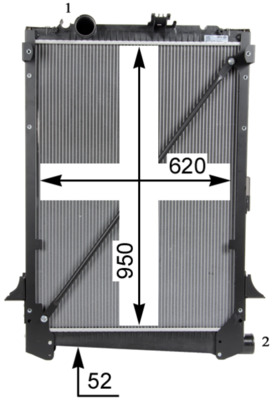 Mahle Original Radiateur CR 1047 000S