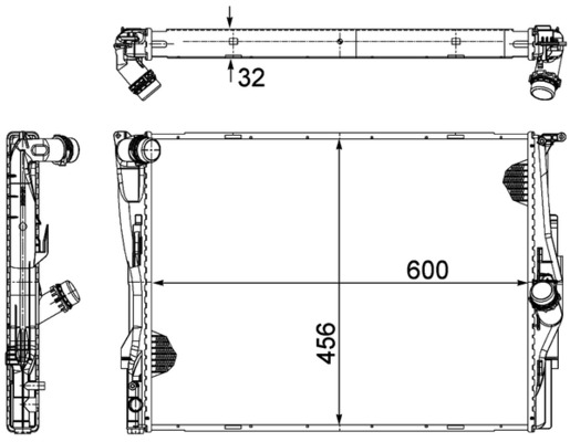 Mahle Original Radiateur CR 1088 000P