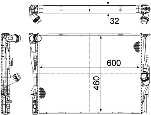 Mahle Original Radiateur CR 1089 000P