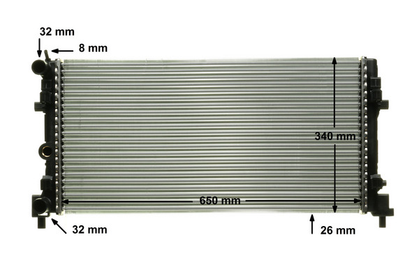 Mahle Original Radiateur CR 1096 000P