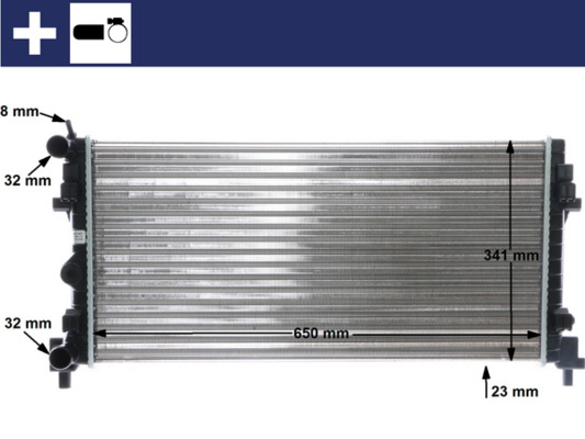 Mahle Original Radiateur CR 1096 000S