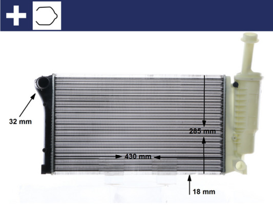 Radiateur Mahle Original CR 10 000S