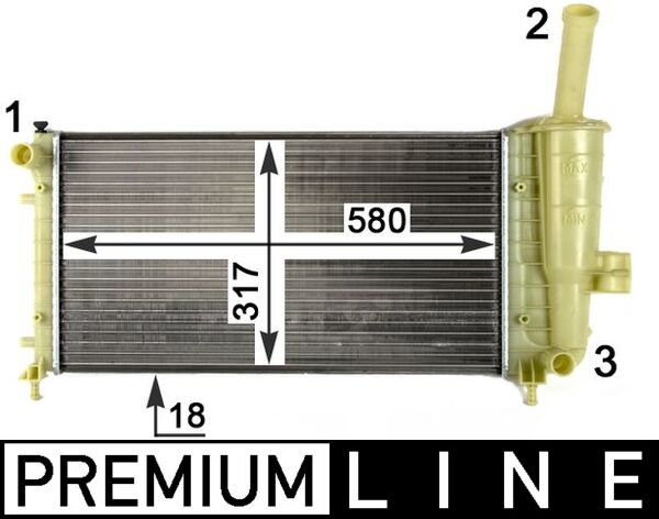 Mahle Original Radiateur CR 1108 000P