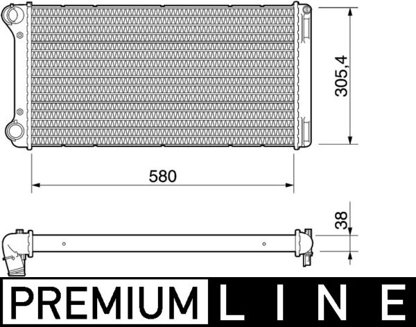 Mahle Original Radiateur CR 1109 000P