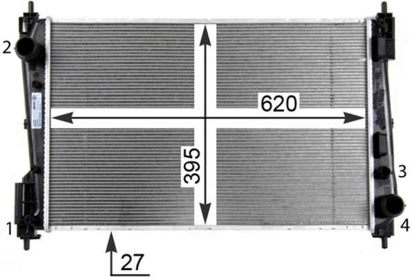 Mahle Original Radiateur CR 1111 000P