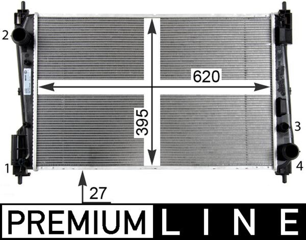 Mahle Original Radiateur CR 1111 000P