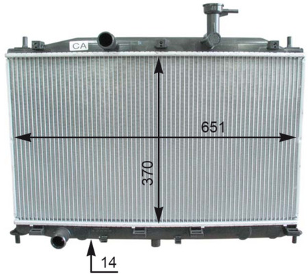 Mahle Original Radiateur CR 1119 000P