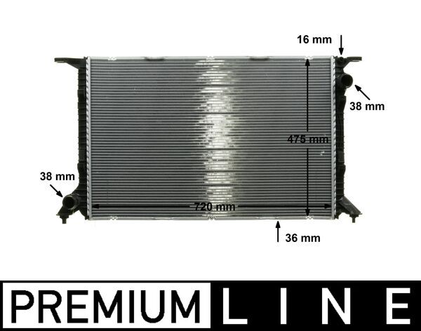 Mahle Original Radiateur CR 1132 000P