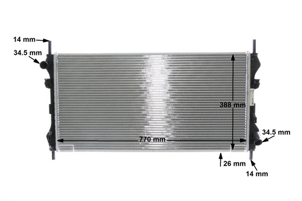 Mahle Original Radiateur CR 1143 000S