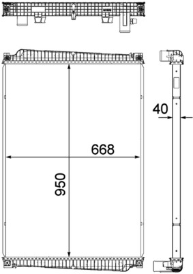 Mahle Original Radiateur CR 1149 000P