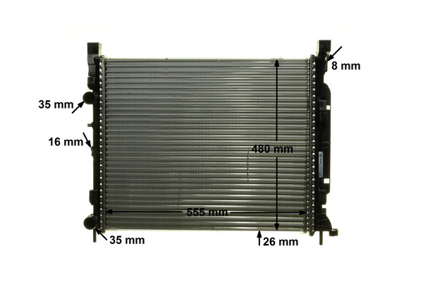 Mahle Original Radiateur CR 1155 000P