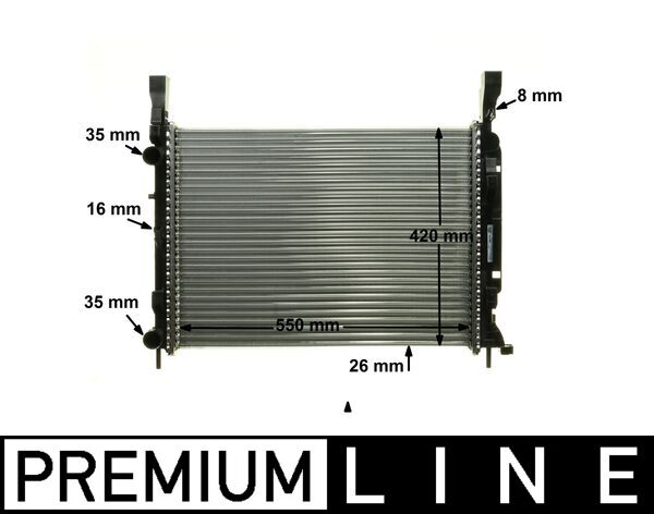 Mahle Original Radiateur CR 1157 000P