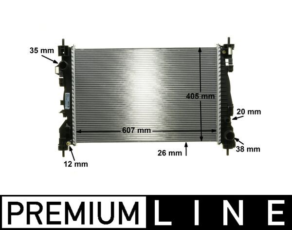 Mahle Original Radiateur CR 1180 000P