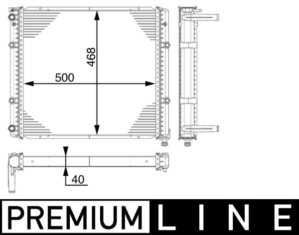 Radiateur Mahle Original CR 118 000P