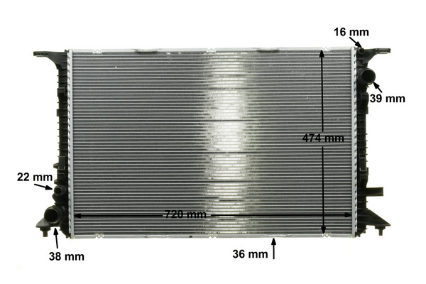 Mahle Original Radiateur CR 1201 000P