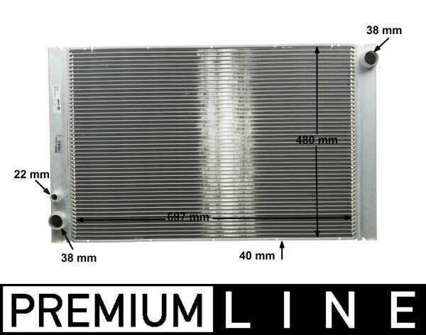 Mahle Original Radiateur CR 1204 000P