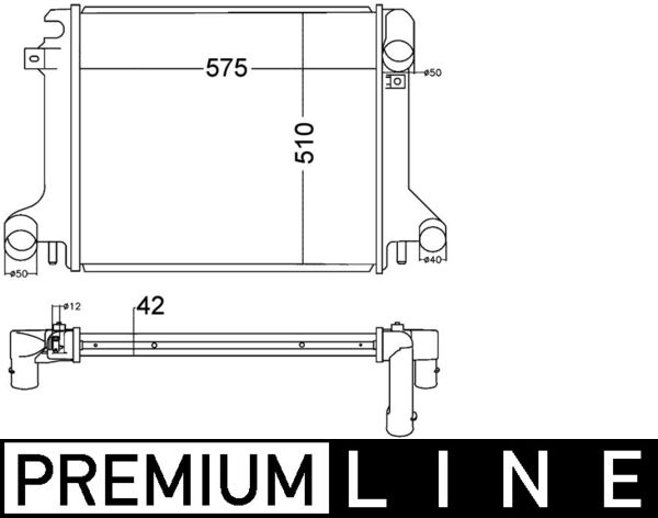 Mahle Original Radiateur CR 1217 000P