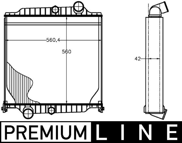 Mahle Original Radiateur CR 1223 000P