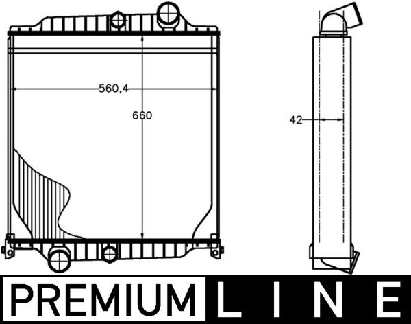 Mahle Original Radiateur CR 1224 000P