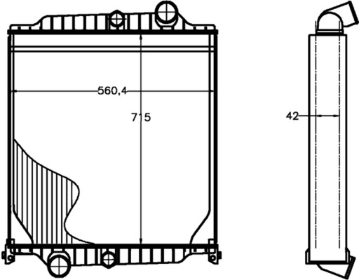 Mahle Original Radiateur CR 1225 000P