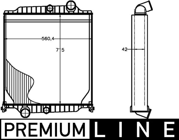 Radiateur Mahle Original CR 1225 000P