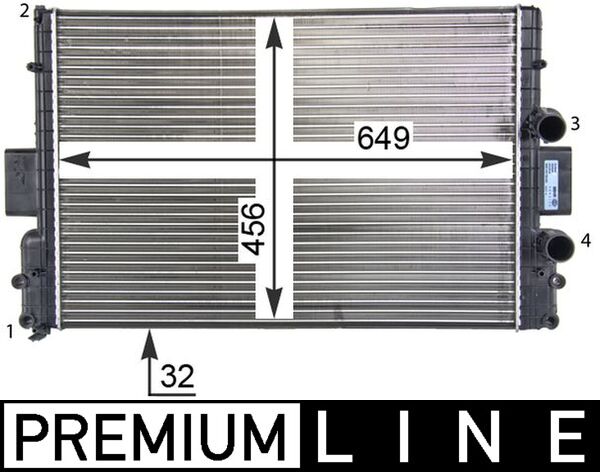 Mahle Original Radiateur CR 1254 000P