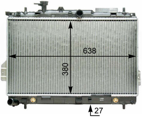 Mahle Original Radiateur CR 1293 000P