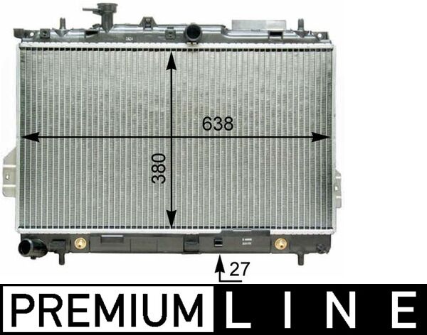 Mahle Original Radiateur CR 1293 000P