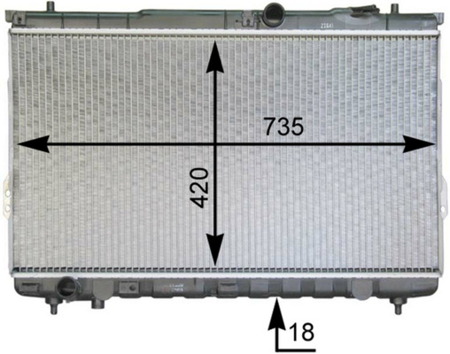 Mahle Original Radiateur CR 1299 000P