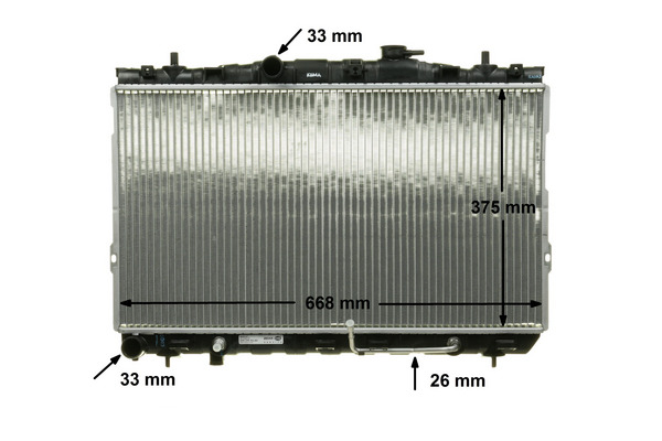 Mahle Original Radiateur CR 1318 000P