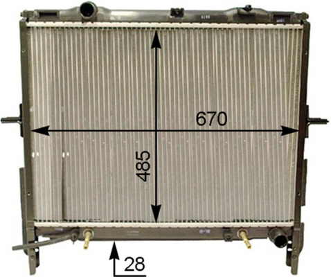 Mahle Original Radiateur CR 1331 000P