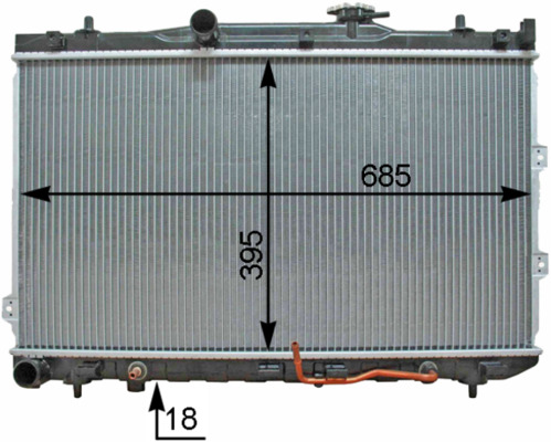 Mahle Original Radiateur CR 1336 000P