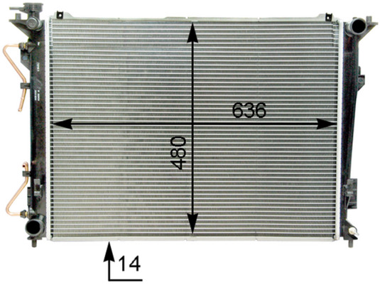 Mahle Original Radiateur CR 1338 000P