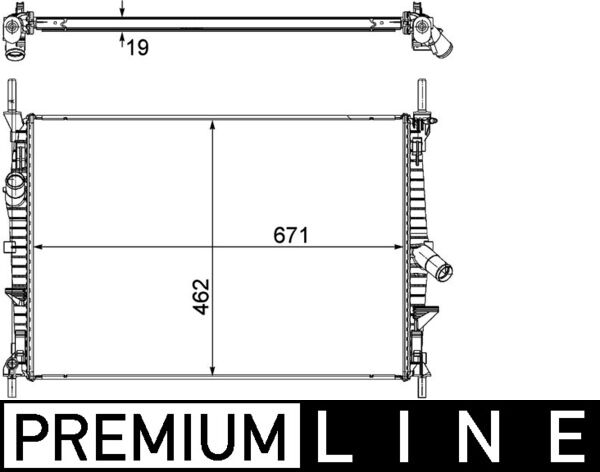 Radiateur Mahle Original CR 1370 000P