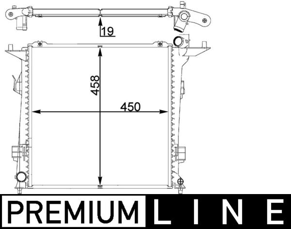 Mahle Original Radiateur CR 1401 000P