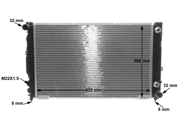 Mahle Original Radiateur CR 1414 000S