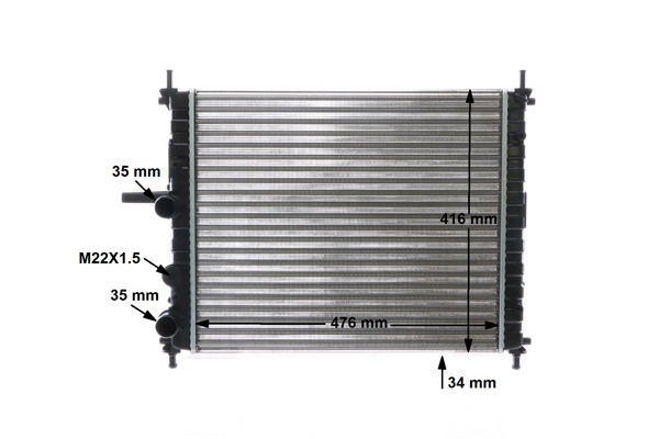 Mahle Original Radiateur CR 1442 000S