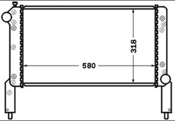 Mahle Original Radiateur CR 1446 000S