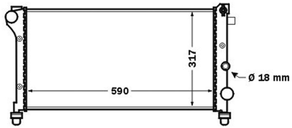 Mahle Original Radiateur CR 1452 000S